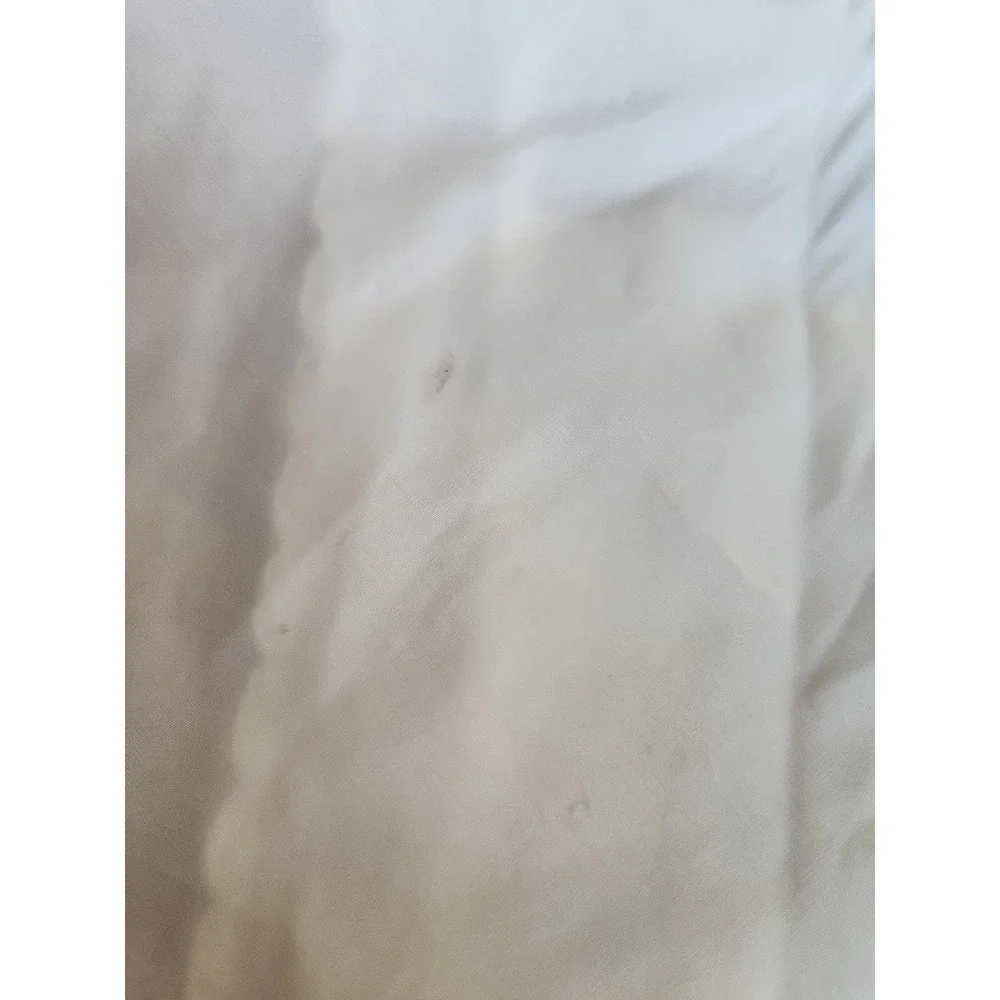 80s‎ Poly Nylon Whiye Maxi Slip - Picture 6 of 6